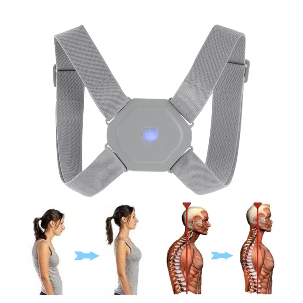MSL USB Rechargeable Wearable Brace with Lumbar Massager