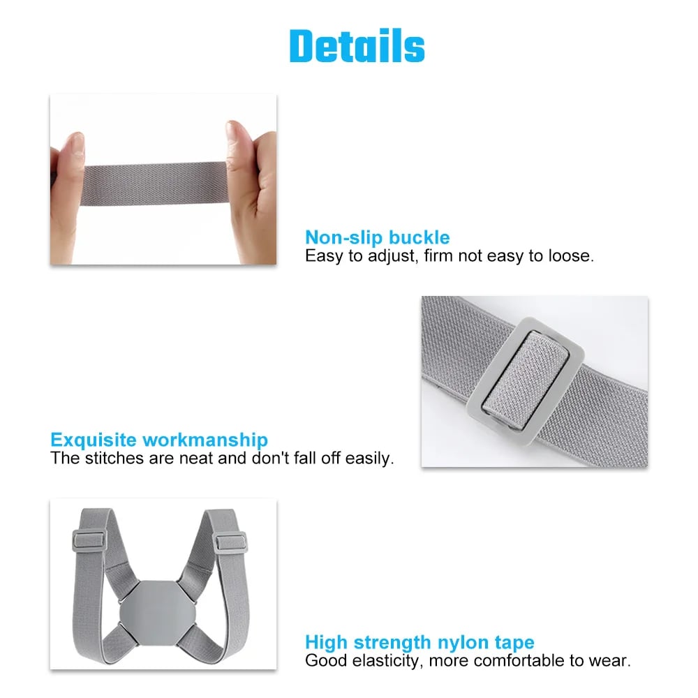 MSL USB Rechargeable Wearable Brace with Lumbar Massager