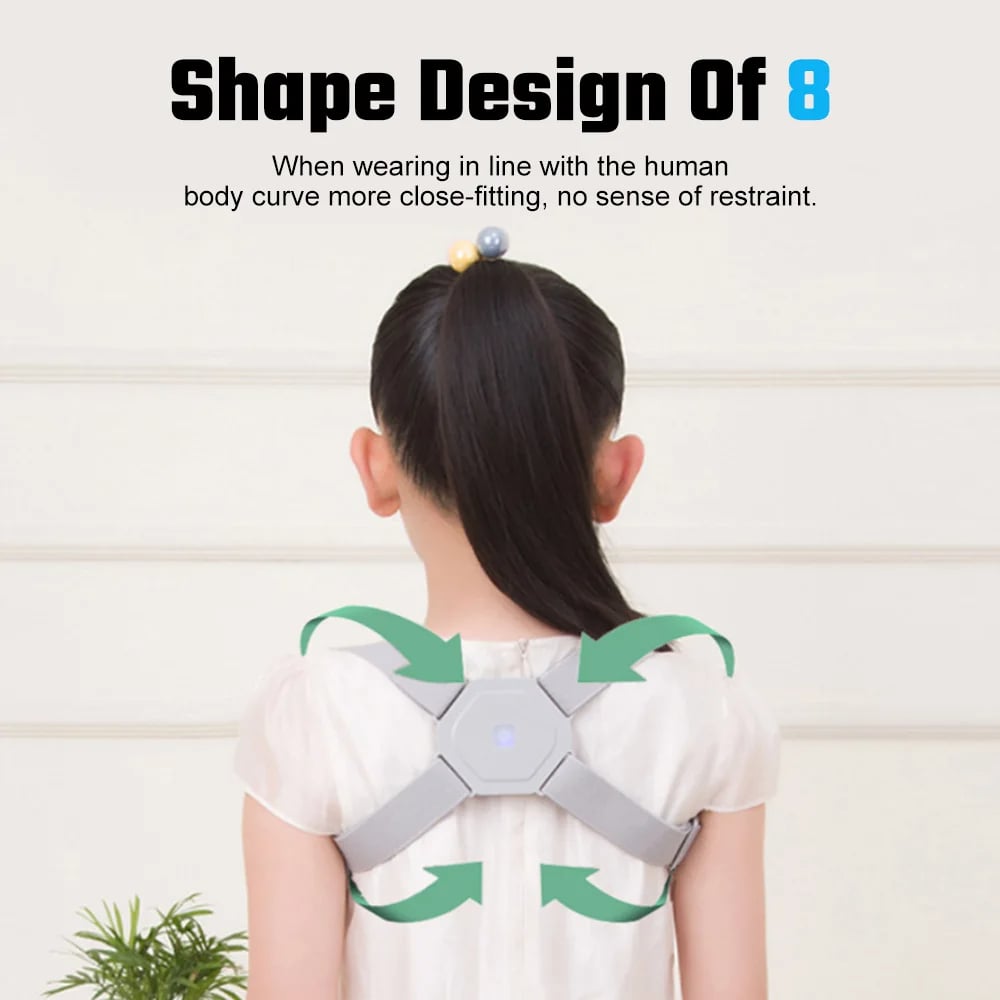 MSL USB Rechargeable Wearable Brace with Lumbar Massager