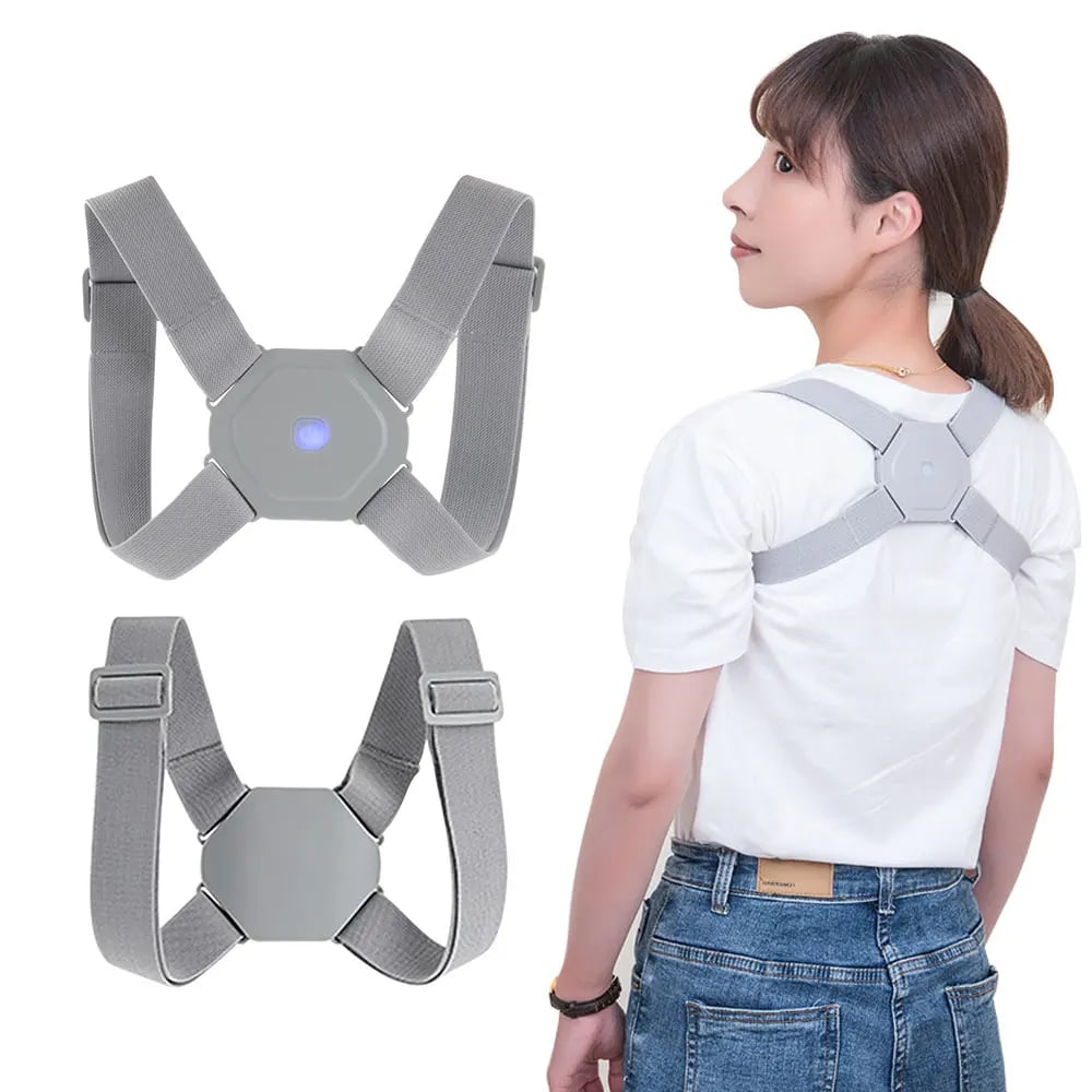 MSL USB Rechargeable Wearable Brace with Lumbar Massager