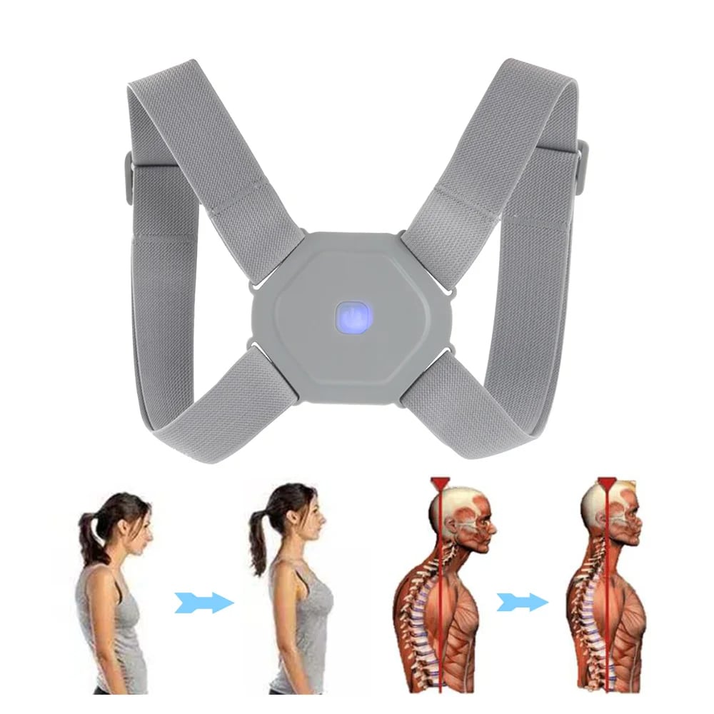MSL USB Rechargeable Wearable Brace with Lumbar Massager