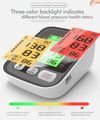 Digital LCD Blood Pressure Monitor - Heart Rate, Large Cuff, Portable