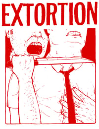 Image 1 of EXTORTION - "Knife" short sleeve concert tee