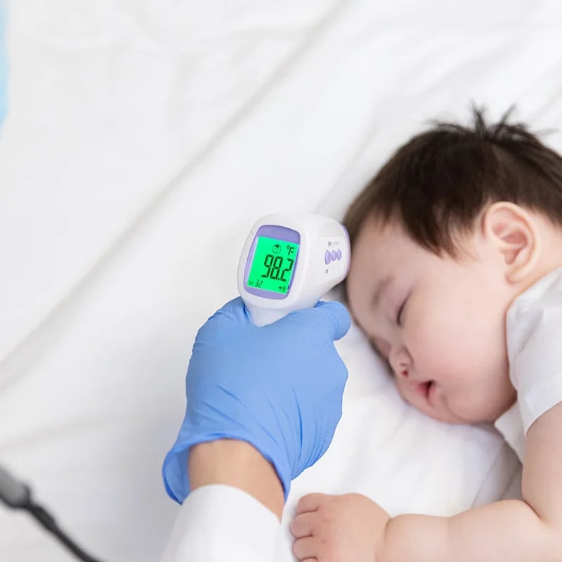 Digital Infrared Forehead Thermometer - Non-Contact, Medical for Baby & Adults