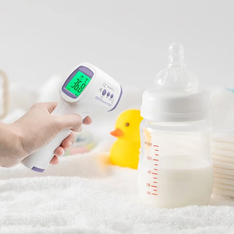 Digital Infrared Forehead Thermometer - Non-Contact, Medical for Baby & Adults