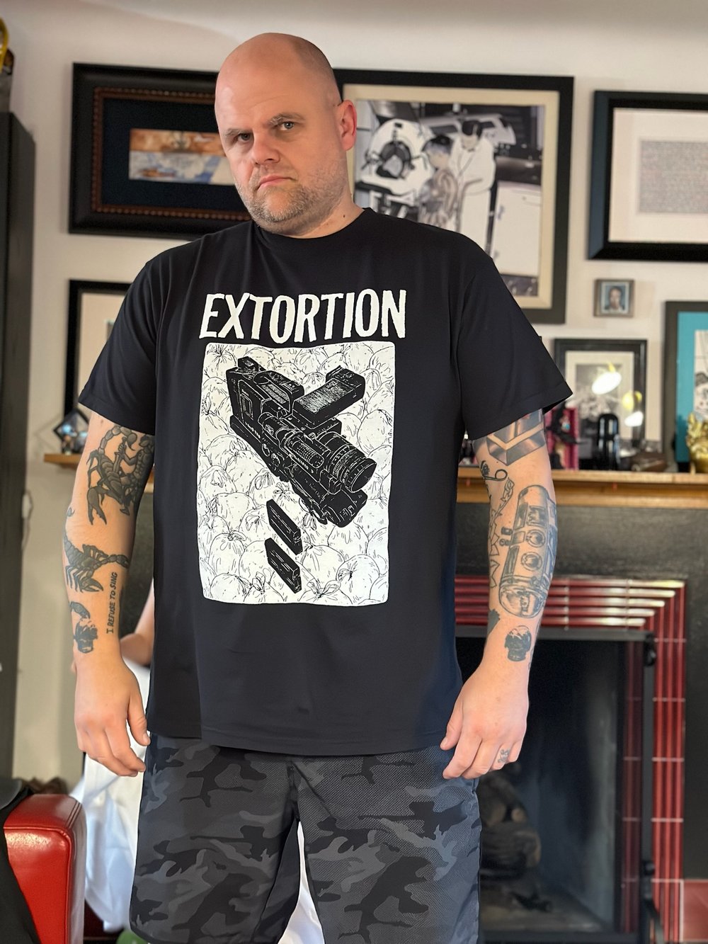 EXTORTION - "Watching" short sleeve concert tee