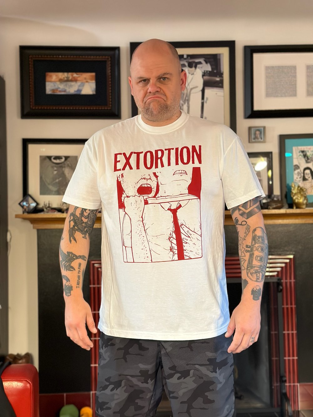EXTORTION - "Knife" short sleeve concert tee