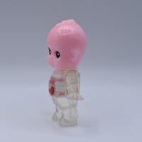 Image 9 of Kilos Kewties 3 inch Strawberry Milk Glow in the Dark Doublecast Resin Figure(PLUS MYSTERY MINI FIG)