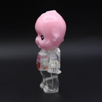 Image 3 of Kilos Kewties 3 inch Strawberry Milk Glow in the Dark Doublecast Resin Figure(PLUS MYSTERY MINI FIG)