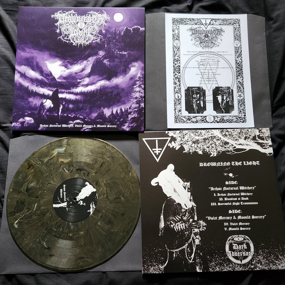 Drowning the Light - "Archaic Nocturnal Witchery, Violet Mercury & Moonlit Sorcery" Vinyl