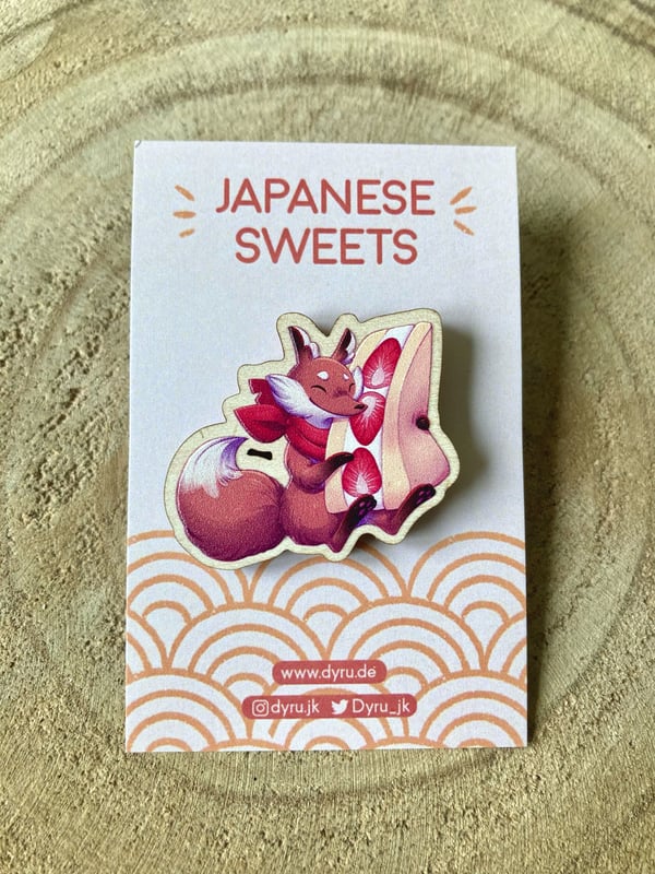 Image of Wood Pins - Japanese Sweets II