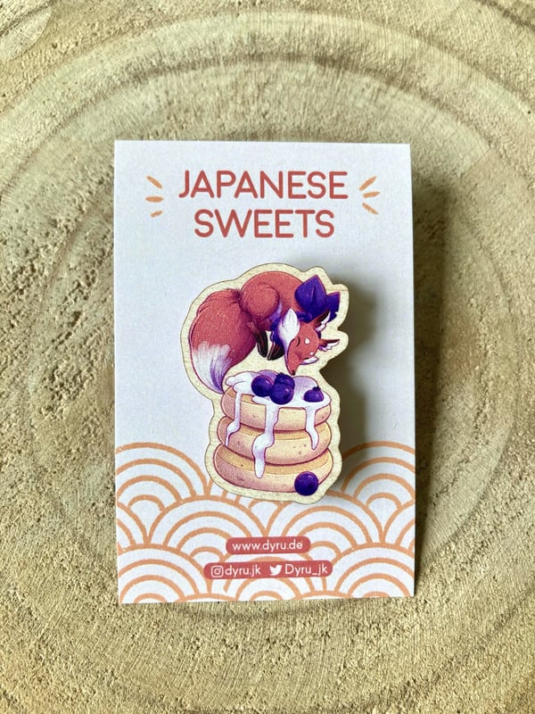 Image of Wood Pins - Japanese Sweets II