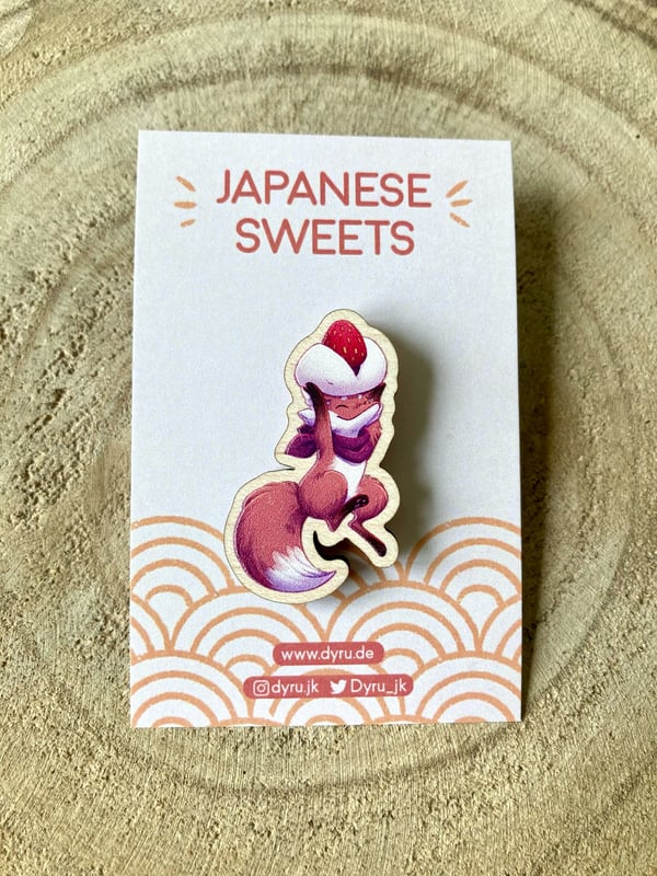 Image of Wood Pins - Japanese Sweets II