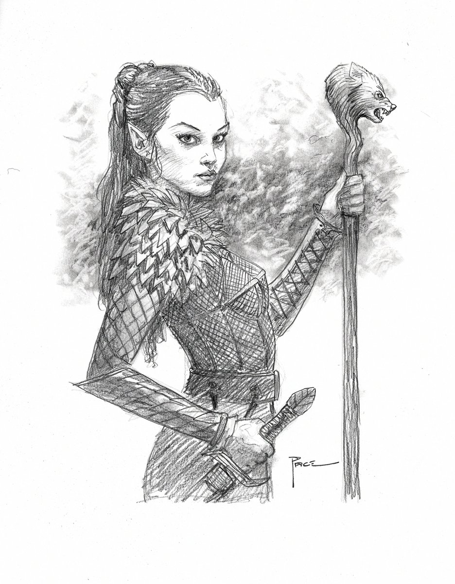 Daily Drawing - DnD Elf | Richard Pace's Art Site