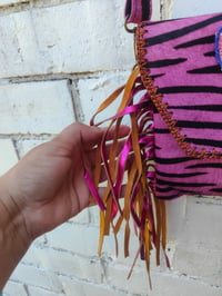 Image 2 of Barca Bag - hot pink zebra