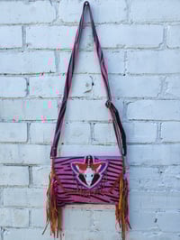 Image 8 of Barca Bag - hot pink zebra cross body or wear on waist