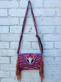 Image 3 of Barca Bag - hot pink zebra