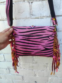 Image 6 of Barca Bag - hot pink zebra