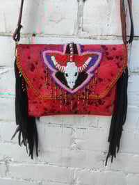 Image 5 of Barca Bag - red and black