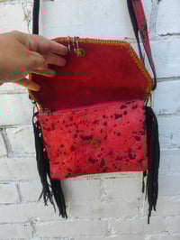 Image 8 of Barca Bag - red and black