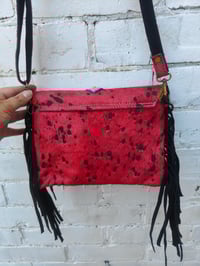 Image 9 of Barca Bag - red and black