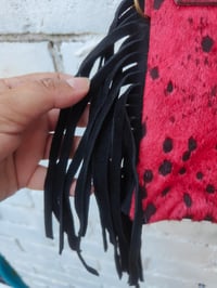 Image 10 of Barca Bag - red and black