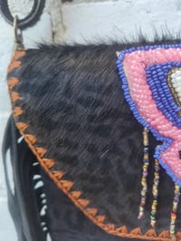 Image 4 of Barca bag -black leopard