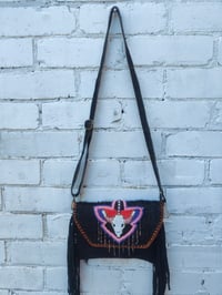 Image 5 of Barca bag -black leopard