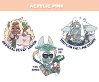 Image 1 of Acrylic pins vol 1 PREORDER