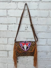 Image 2 of Barca Bag - tan leopard 