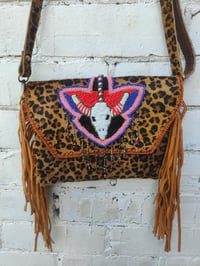 Image 1 of Barca Bag - tan leopard 