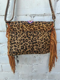 Image 5 of Barca Bag - tan leopard 