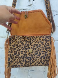 Image 6 of Barca Bag - tan leopard 