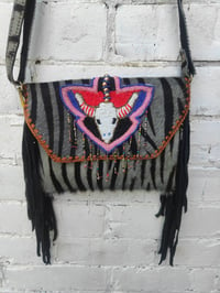 Image 1 of Barca Bag - Grey zebra