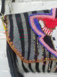 Image 9 of Barca Bag - Grey zebra