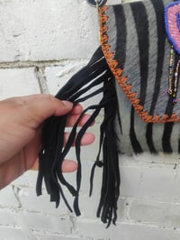 Image 13 of Barca Bag - Grey zebra