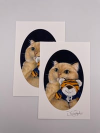 Image 2 of Detroit Tigers Cat Print