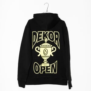 Image of OPEN HOODIE BLACK