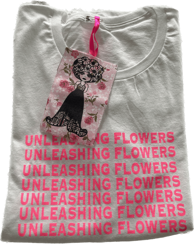 Unleashing Flowers - Unisex T-shirt 