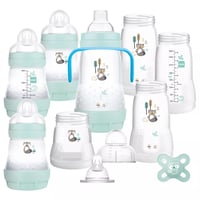 Mam Easy Start™ Anti-Colic Baby Bottle Newborn Set 0+ months, 11 Piece Set - BOY