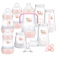 MAM EASY START™ ANTI-COLIC BABY BOTTLE NEWBORN SET 0+ MONTHS, 11 PIECE SET - girl