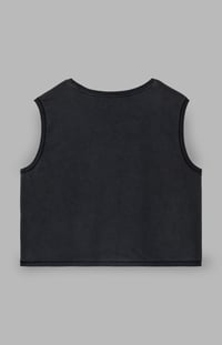 Image 3 of Witch Daughter Vest: Anthracite - White