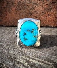 Image 3 of WL&A Handmade Sierra Bella Thunderbird Signet Ring - Size 10