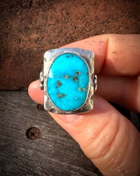 Image 4 of WL&A Handmade Sierra Bella Thunderbird Signet Ring - Size 10