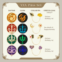 NXX Male Lead Pins Set [PREORDER]