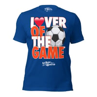 Image 1 of LOTG College Soccer Unisex T-shirt (Blue & Orange)