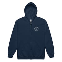 Image 1 of Cones Workwear Navy Zip Hoodie