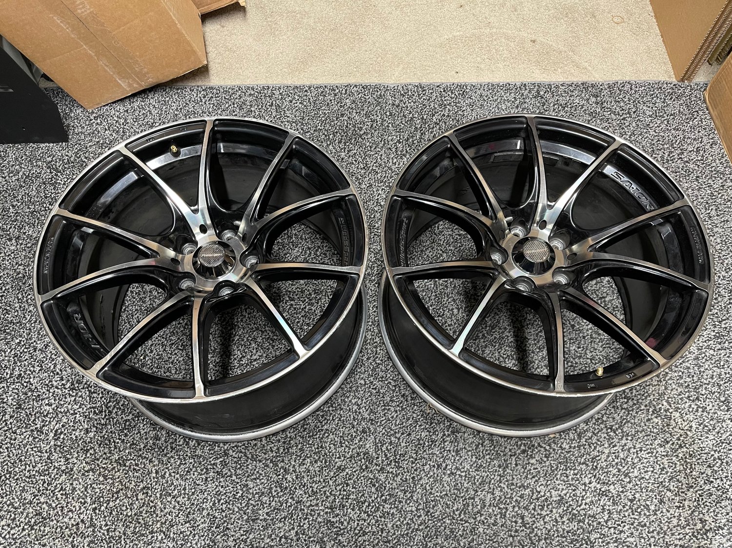 wedsport SA10R JDM Weds wheels 18x9.5” +38 5x114.3 pair | Raysfactory