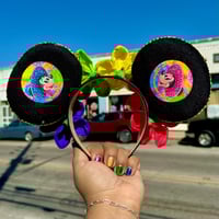 Image 2 of Black Mainstreet Mariachi Ears Flower Halo