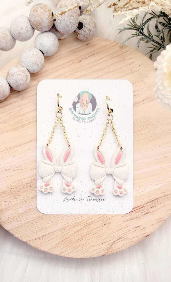 Image of Bunny Bow Dangles